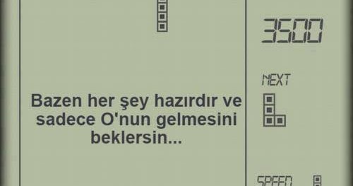 Yaşatılan Sözler Bazen Her Şey Hazırdır Sadece ''O'' Eksiktir